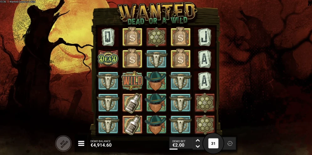 Wanted Dead Or A Wild Slot